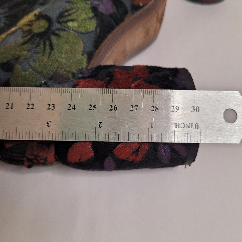 Anthropologie Etham Velvet Floral Boots Women's Size EU 36 US 5.5/6 - Picture 8 of 9